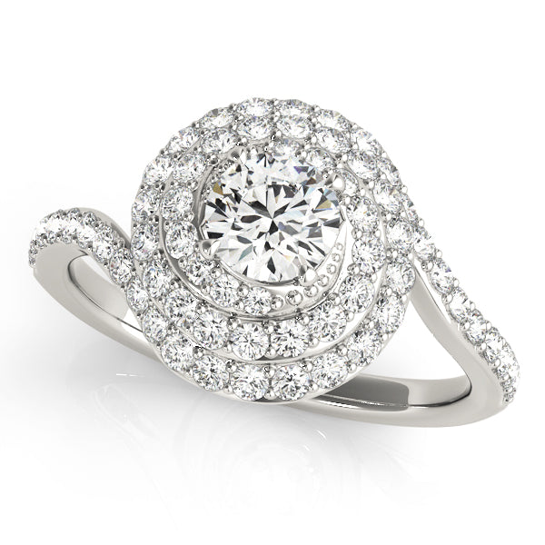 Round Engagement Ring M50824-E-11/2