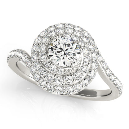 Round Engagement Ring M50824-E-1/2