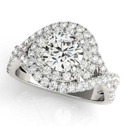 Round Engagement Ring M50827-E-3/4