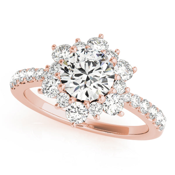 Round Engagement Ring M50834-E-3/4