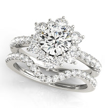 Load image into Gallery viewer, Round Engagement Ring M50834-E-1/2
