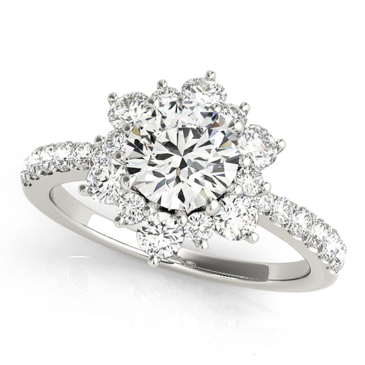 Round Engagement Ring M50834-E-1/2