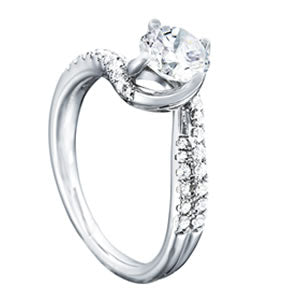 Round Engagement Ring M50842-E-11/4