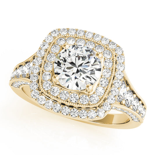 Round Engagement Ring M50871-E-1/2