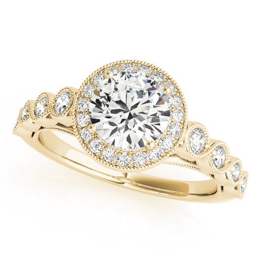 Round Engagement Ring M50878-E-11/2