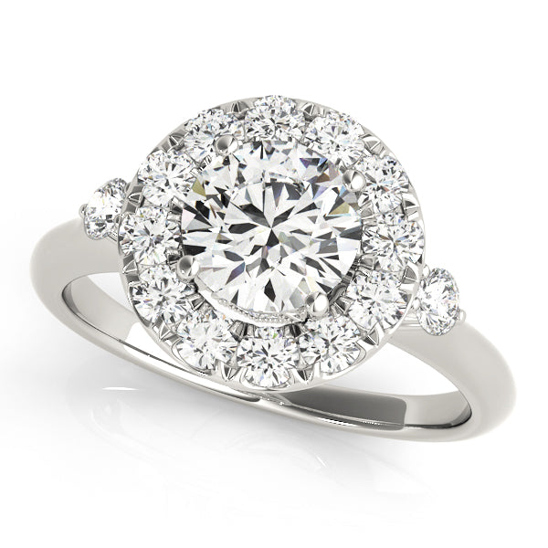 Round Engagement Ring M50896-E-1/2