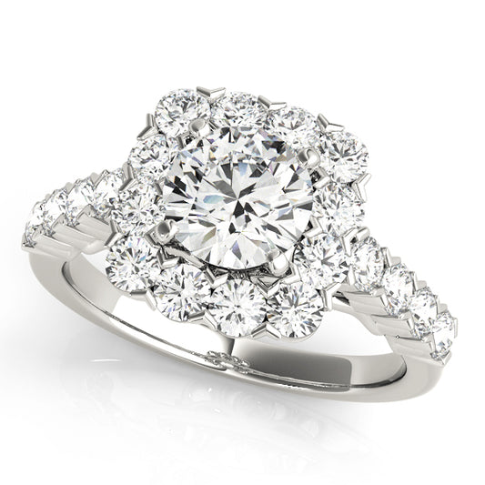 Round Engagement Ring M50897-E-1/2