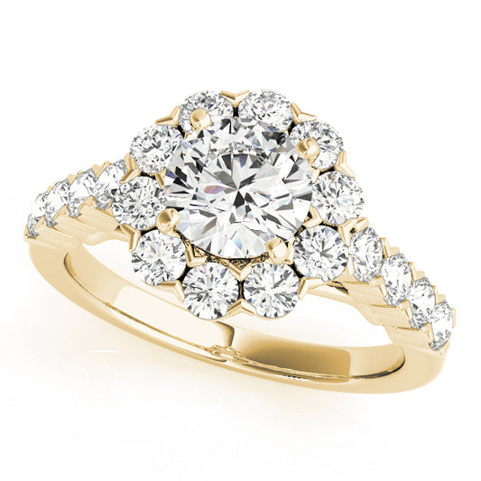 Round Engagement Ring M50898-E-1/2