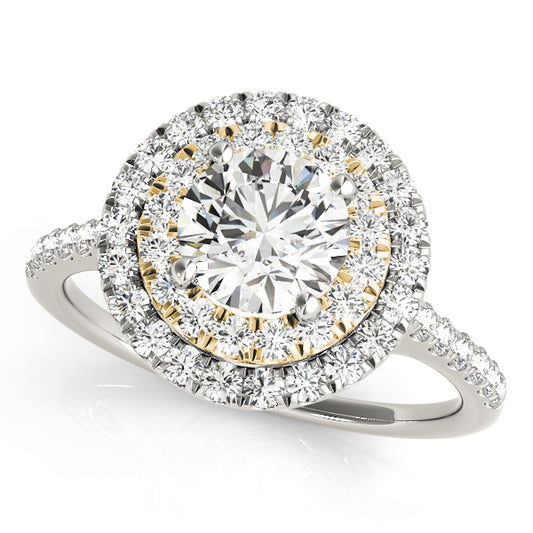 Round Engagement Ring M50900-E-1/2