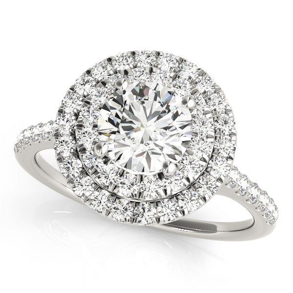 Round Engagement Ring M50900-E-1/2