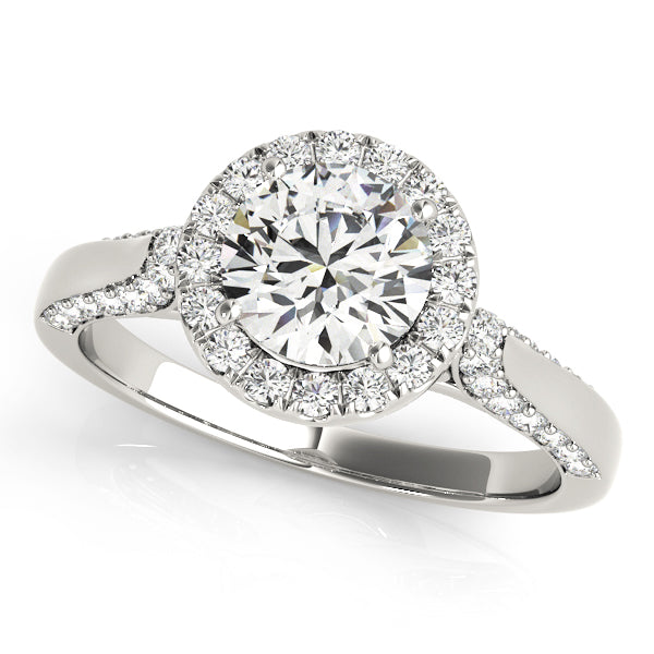 Round Engagement Ring M50904-E-1/2