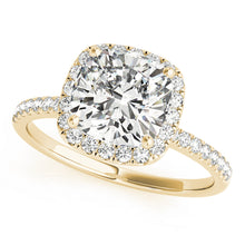 Load image into Gallery viewer, Cushion Engagement Ring M50906-E-5.5
