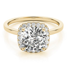 Load image into Gallery viewer, Cushion Engagement Ring M50907-E-7.5
