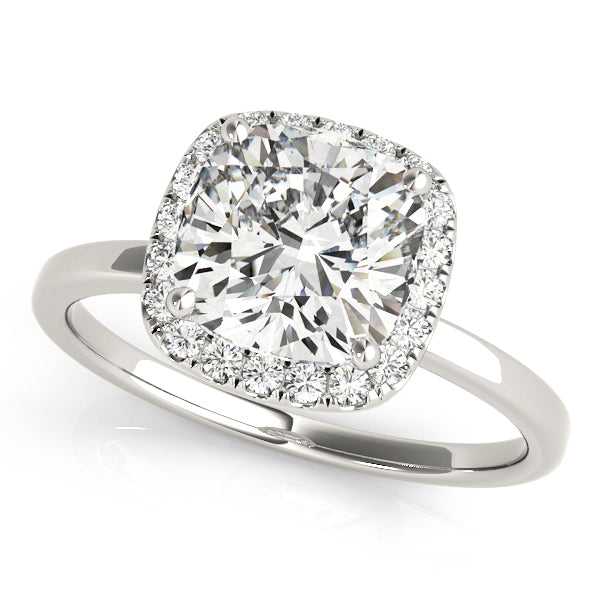 Cushion Engagement Ring M50907-E-7