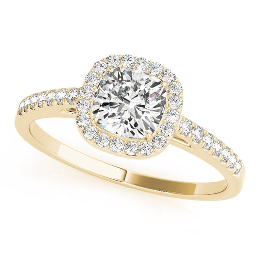 Cushion Engagement Ring M50919-E-8