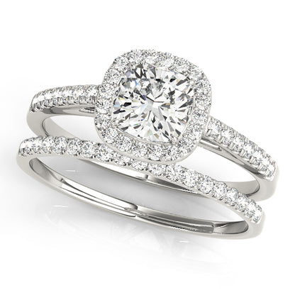 Cushion Engagement Ring M50919-E-8