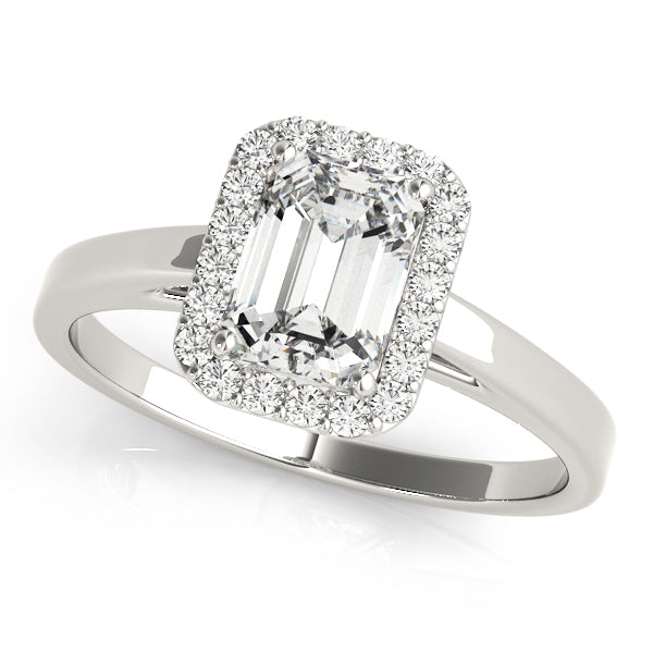 Emerald Cut Engagement Ring M50920-E-10X8