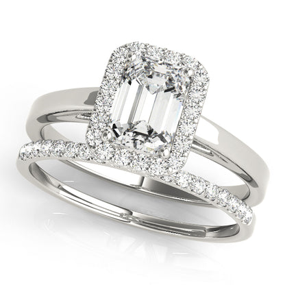 Emerald Cut Engagement Ring M50920-E-10X8