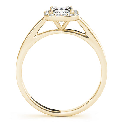 Emerald Cut Engagement Ring M50920-E-10X8