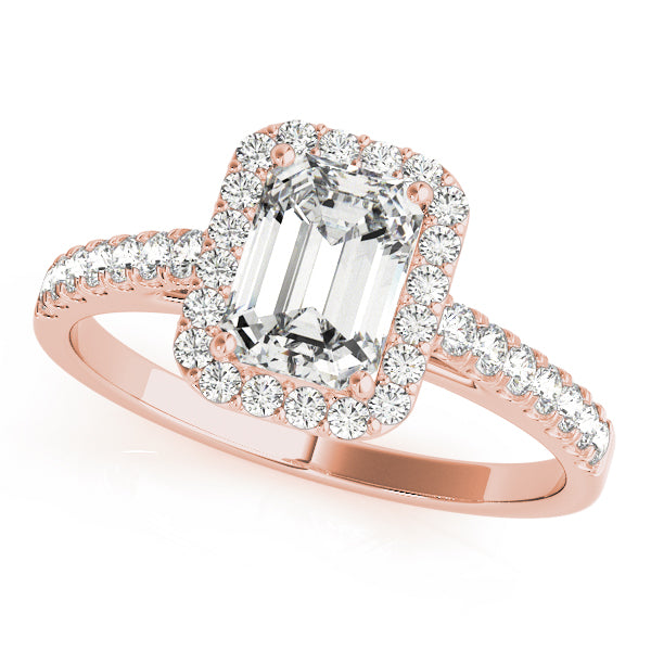 Emerald Cut Engagement Ring M50921-E-10X8