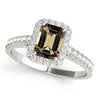 Load image into Gallery viewer, Emerald Cut Engagement Ring M50921-E-10X8
