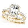 Load image into Gallery viewer, Emerald Cut Engagement Ring M50921-E-10X8
