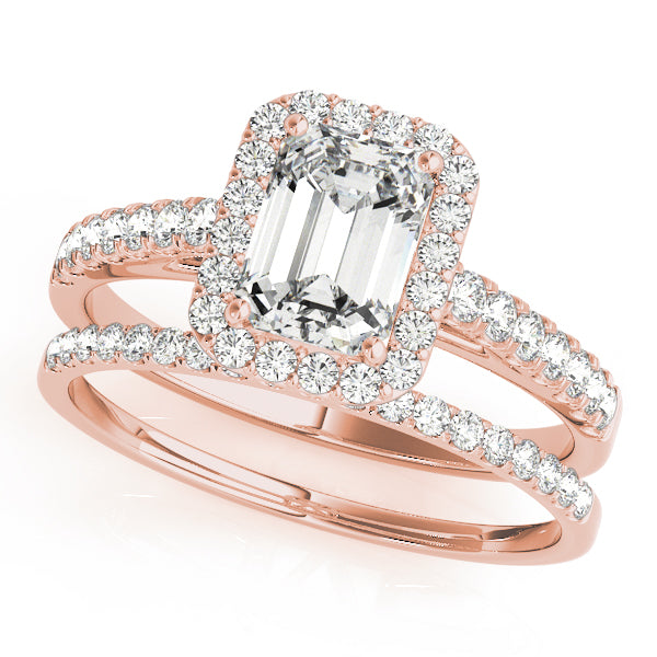 Emerald Cut Engagement Ring M50921-E-10X8