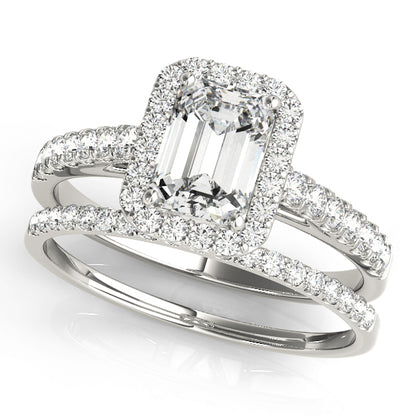 Emerald Cut Engagement Ring M50921-E-10X8