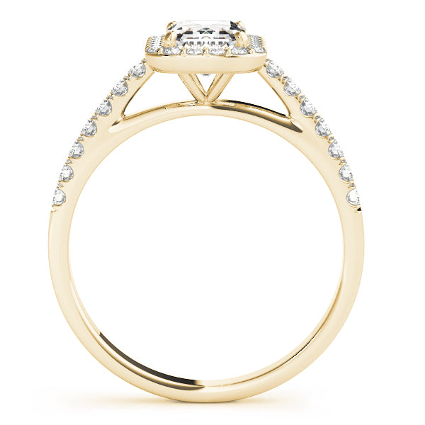 Emerald Cut Engagement Ring M50921-E-10X8