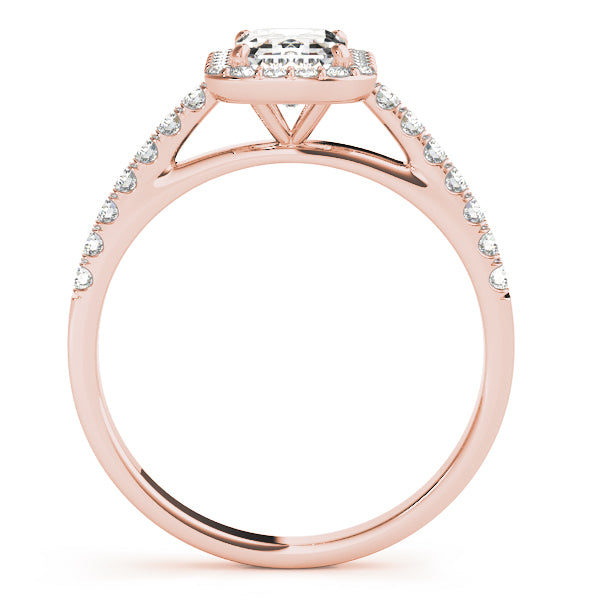Emerald Cut Engagement Ring M50921-E-10X8