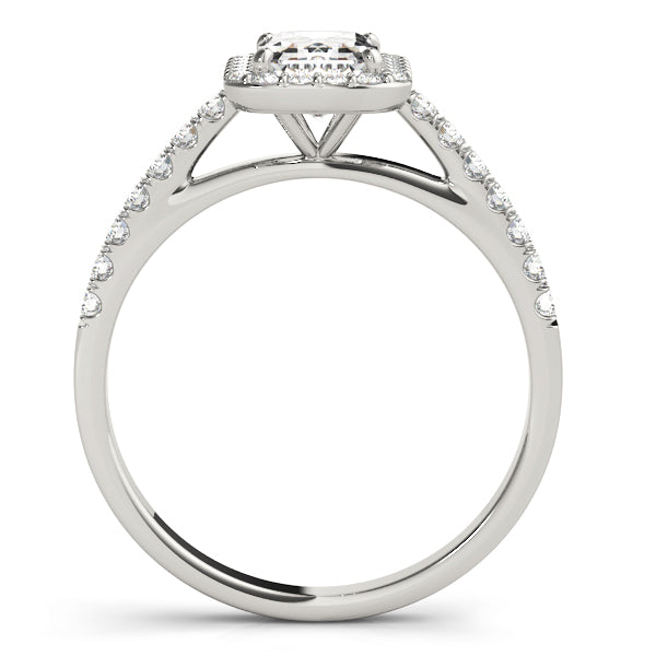 Emerald Cut Engagement Ring M50921-E-10X8