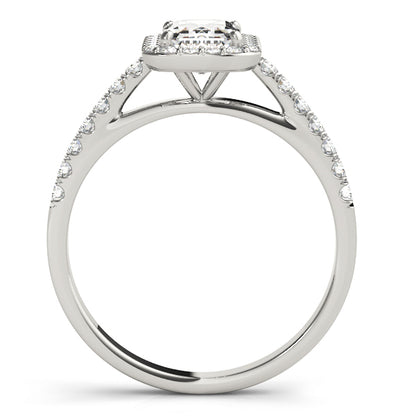 Emerald Cut Engagement Ring M50921-E-10X8