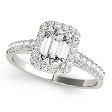 Load image into Gallery viewer, Emerald Cut Engagement Ring M50921-E-10X8
