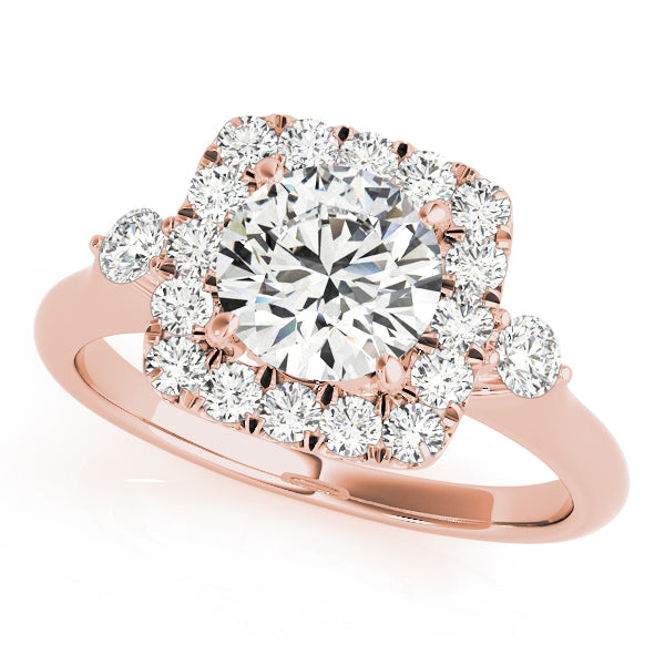Round Engagement Ring M50923-E-3/4