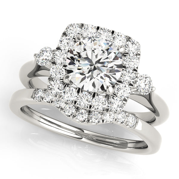 Round Engagement Ring M50923-E-3/4