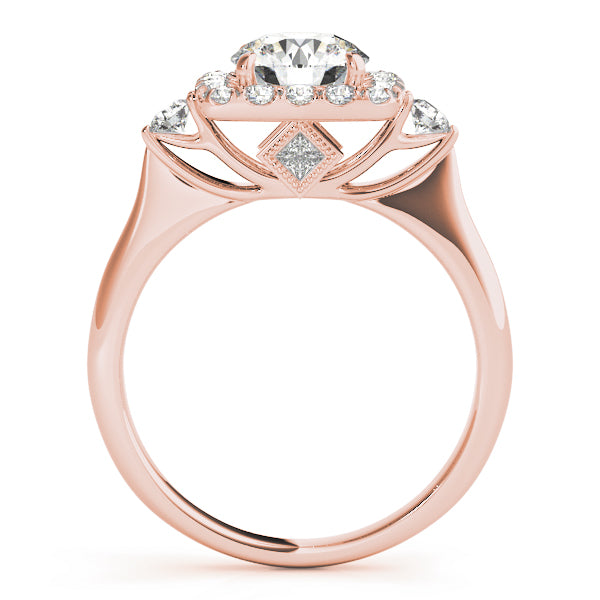 Round Engagement Ring M50923-E-3/4