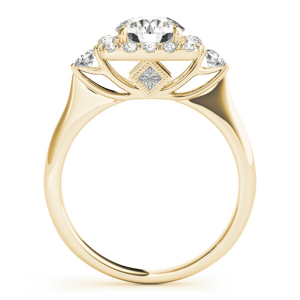 Round Engagement Ring M50923-E-3/4