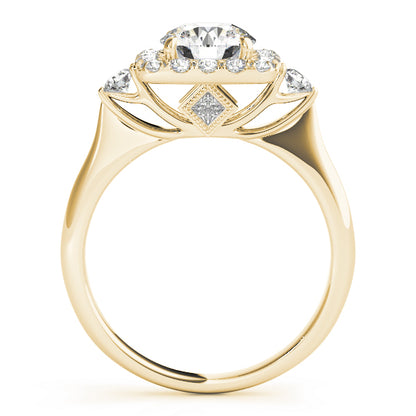 Round Engagement Ring M50923-E-3/4