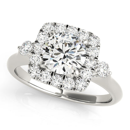 Cushion Engagement Ring M50923-E-CU-5X5