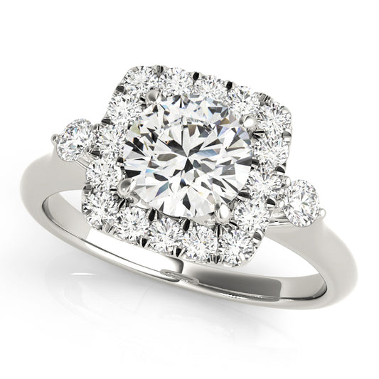 Round Engagement Ring M50923-E-3/4