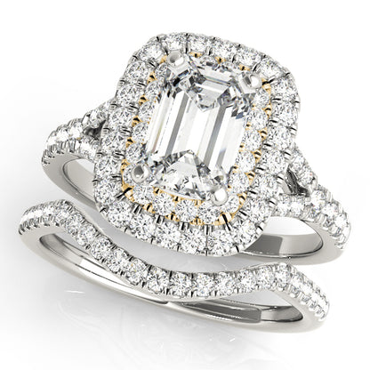 Emerald Cut Engagement Ring M50951-E-6X4