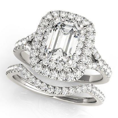 Emerald Cut Engagement Ring M50951-E-6X4