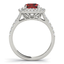 Load image into Gallery viewer, Cushion Engagement Ring M50952-E-5
