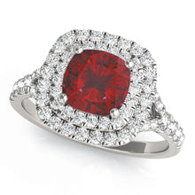 Load image into Gallery viewer, Cushion Engagement Ring M50952-E-5
