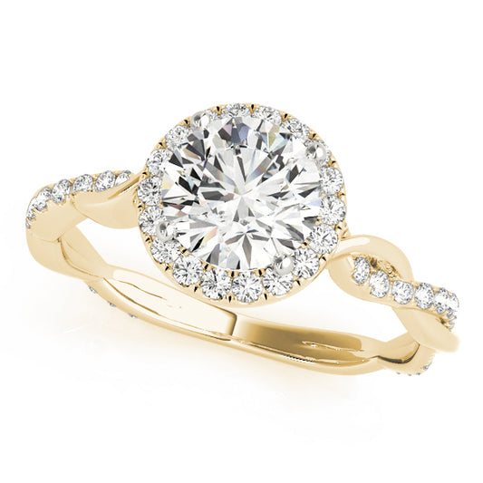Round Engagement Ring M50956-E-1/2