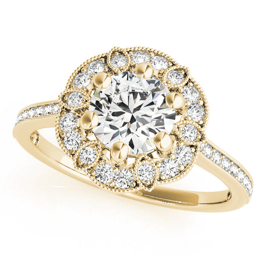Round Engagement Ring M50959-E-3/4