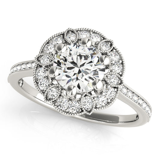 Round Engagement Ring M50959-E-3/4