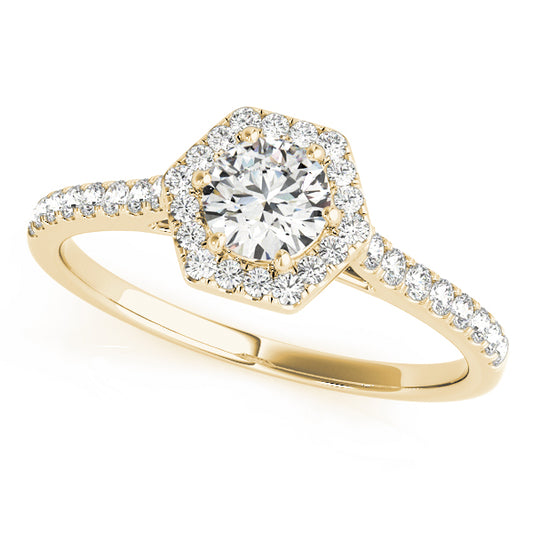 Round Engagement Ring M50960-E