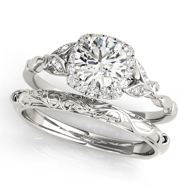 Round Engagement Ring M50968-E-11/2