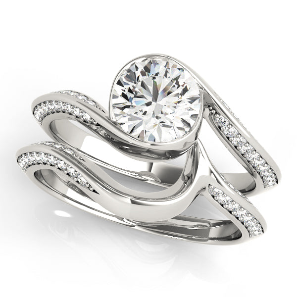 Round Engagement Ring M50973-E-3/4